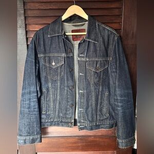 Levi's Selvedge Dark Blue Denim Jacket